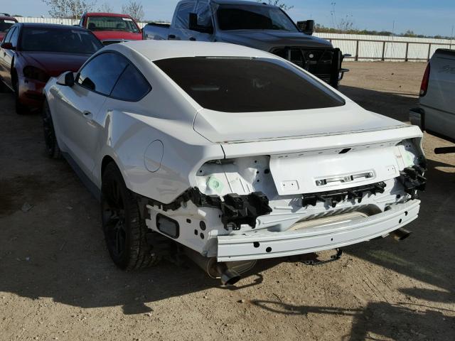 1FA6P8AM1G5317424 - 2016 FORD MUSTANG WHITE photo 3