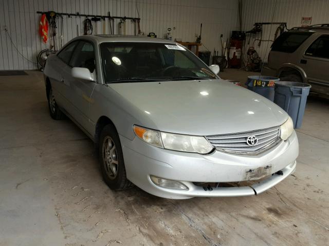 2T1CE22P92C017702 - 2002 TOYOTA CAMRY SOLA SILVER photo 1