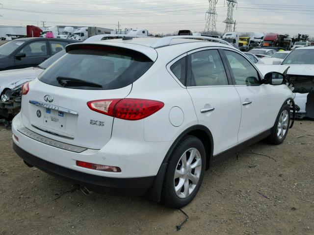 JNKAJ09F69M952210 - 2009 INFINITI EX35 BASE WHITE photo 4