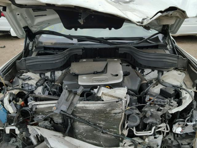 JNKAJ09F69M952210 - 2009 INFINITI EX35 BASE WHITE photo 7