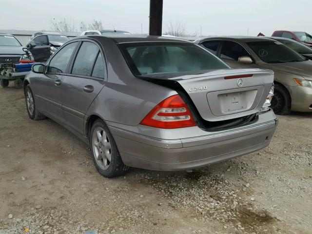 WDBRF61J13F414257 - 2003 MERCEDES-BENZ C 240 GOLD photo 3