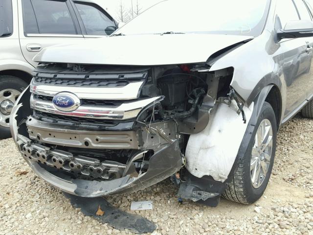 2FMDK3KC1EBB03918 - 2014 FORD EDGE LIMIT BROWN photo 9