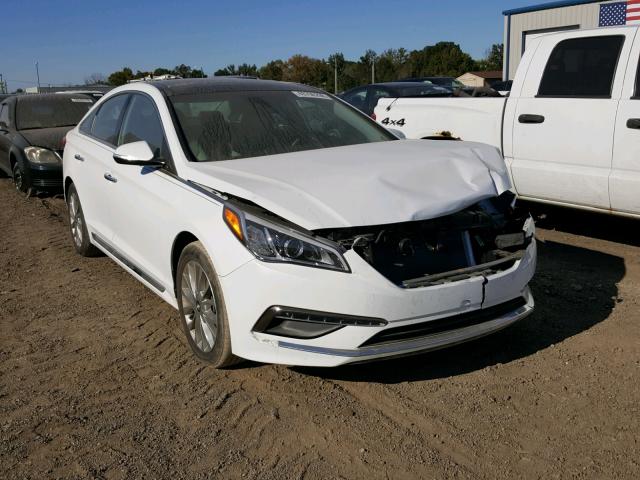 5NPE34AFXFH097727 - 2015 HYUNDAI SONATA SPO WHITE photo 1