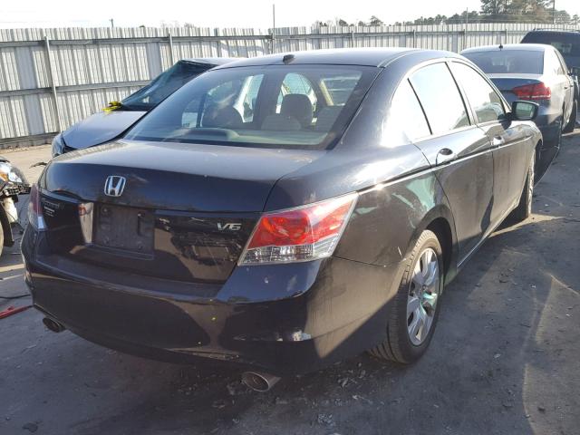 1HGCP36889A017631 - 2009 HONDA ACCORD EXL BLACK photo 4