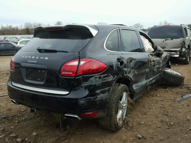 WP1AA2A24ELA08877 - 2014 PORSCHE CAYENNE BLACK photo 4