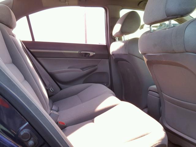 1HGFA16857L090248 - 2007 HONDA CIVIC EX ლურჯი ფოტო 6