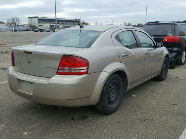 1B3LC46BX9N548271 - 2009 DODGE AVENGER SE GOLD photo 4