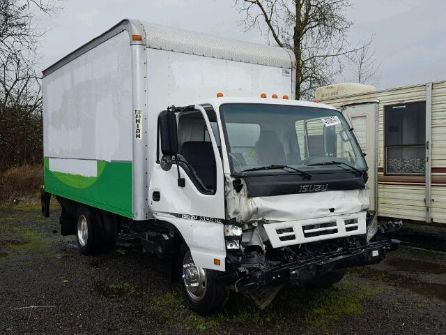 4KLC4B1U07J801790 - 2007 ISUZU NPR WHITE photo 1