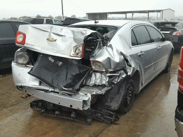1G1ZB5EB2AF224063 - 2010 CHEVROLET MALIBU LS ვერცხლისფერი ფოტო 4