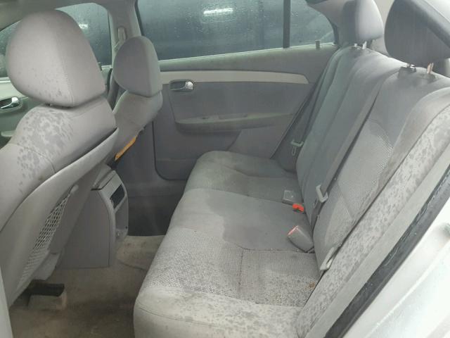 1G1ZB5EB2AF224063 - 2010 CHEVROLET MALIBU LS ვერცხლისფერი ფოტო 6