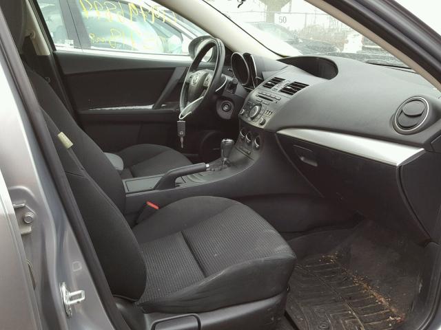 JM1BL1V78C1553778 - 2012 MAZDA 3 I GRAY photo 5