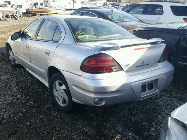 1G2NE52E55M166211 - 2005 PONTIAC GRAND AM S SILVER photo 3