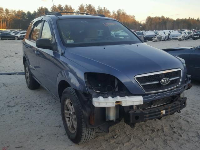 KNDJC733745213465 - 2004 KIA SORENTO EX BLUE photo 1