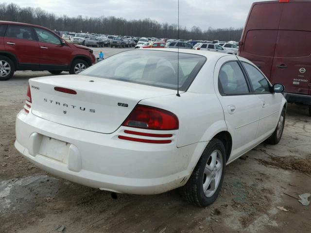 1B3AL46X86N254365 - 2006 DODGE STRATUS SX WHITE photo 4