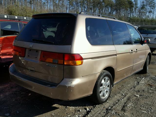 5FNRL18953B102147 - 2003 HONDA ODYSSEY EX GOLD photo 4