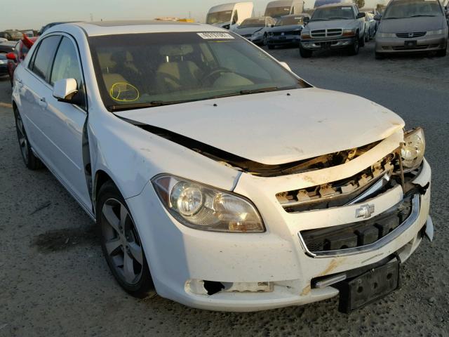 1G1ZC5E10BF102212 - 2011 CHEVROLET MALIBU 1LT WHITE photo 1