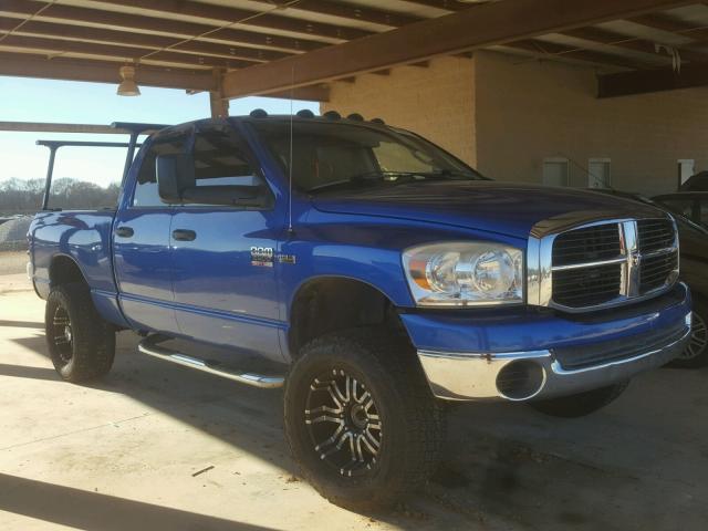 1D7KS28DX7J611072 - 2007 DODGE RAM 2500 S BLUE photo 1