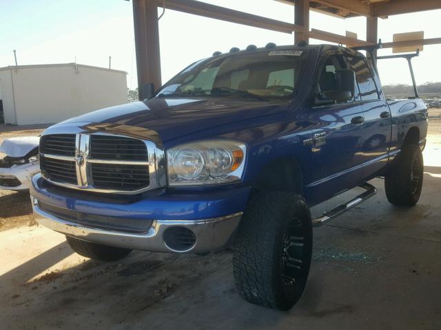 1D7KS28DX7J611072 - 2007 DODGE RAM 2500 S BLUE photo 2