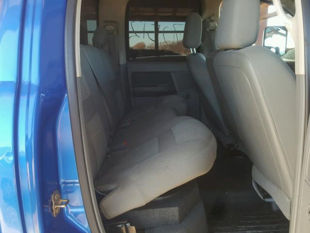 1D7KS28DX7J611072 - 2007 DODGE RAM 2500 S BLUE photo 6