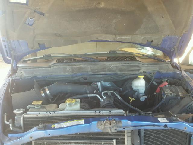 1D7KS28DX7J611072 - 2007 DODGE RAM 2500 S Mavi foto 7