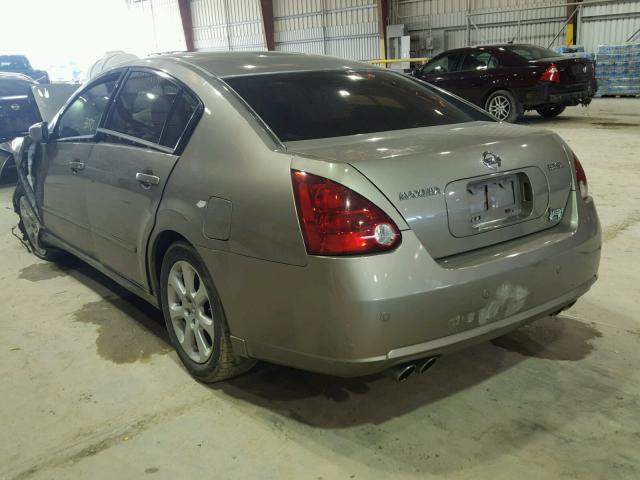 1N4BA41E17C822764 - 2007 NISSAN MAXIMA SE BROWN photo 3