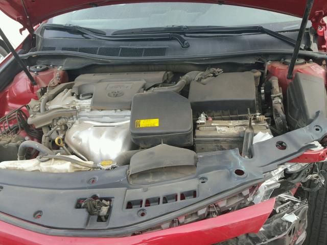 4T1BF1FKXEU808485 - 2014 TOYOTA CAMRY L RED photo 7