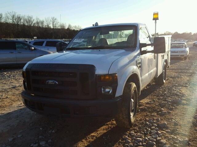 1FDWF30528EC54289 - 2008 FORD F350 SRW S WHITE photo 2