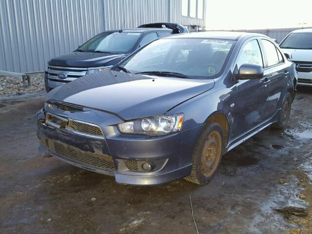 JA3AU86WX9U605845 - 2009 MITSUBISHI LANCER GTS GRAY photo 2