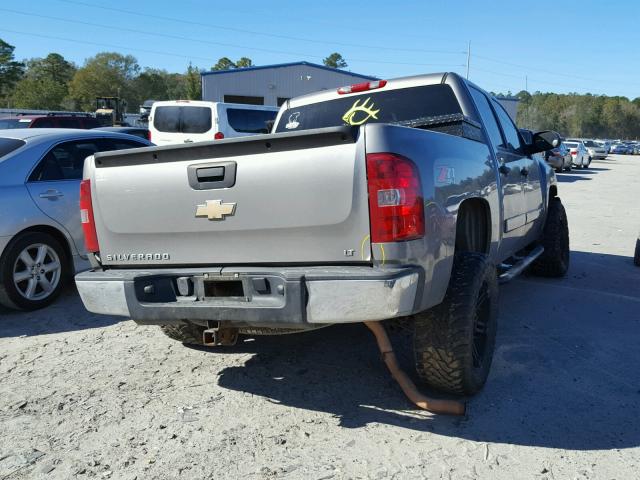 2GCEK13M081174719 - 2008 CHEVROLET SILVERADO GRAY photo 4