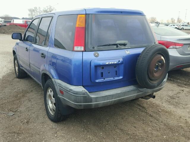 JHLRD1845YC060166 - 2000 HONDA CR-V LX BLUE photo 3