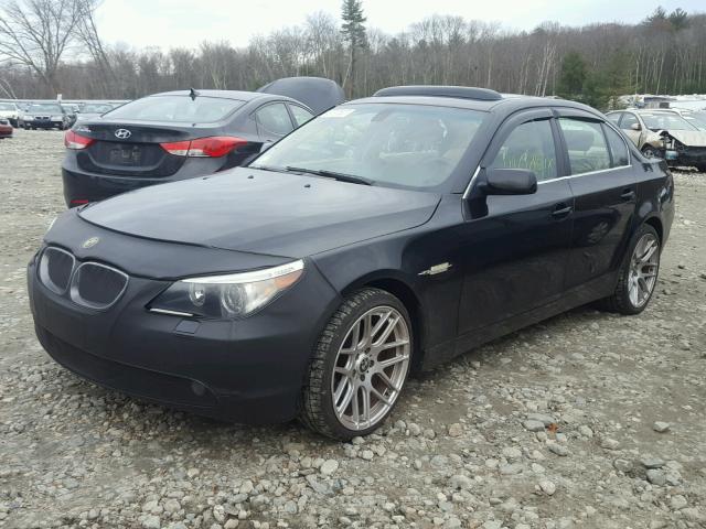 WBANF73576CG65392 - 2006 BMW 530 XI BLACK photo 2