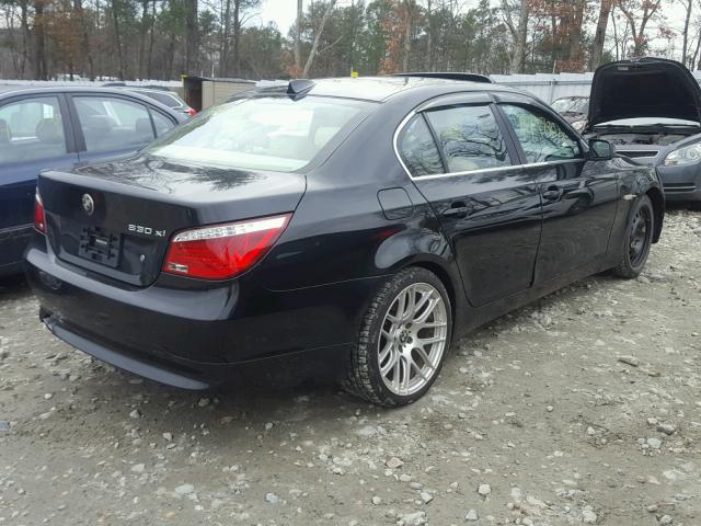 WBANF73576CG65392 - 2006 BMW 530 XI BLACK photo 4