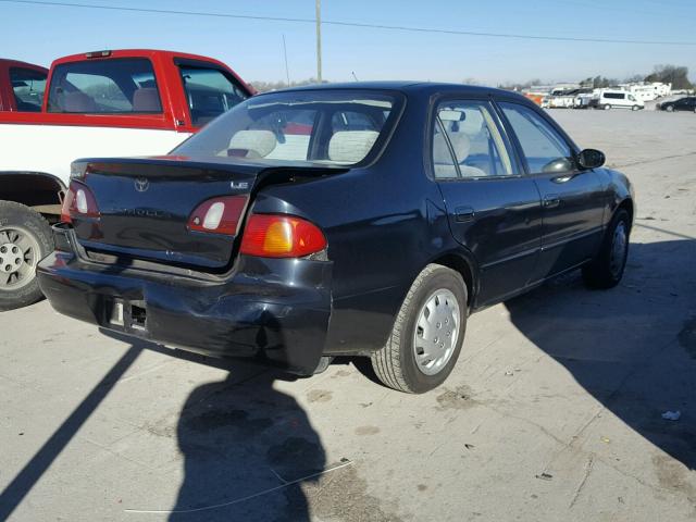 2T1BR18E8WC005093 - 1998 TOYOTA COROLLA VE BLACK photo 4