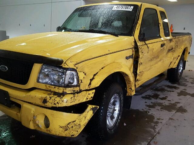 1FTYR44U12PA99418 - 2002 FORD RANGER SUP YELLOW photo 9