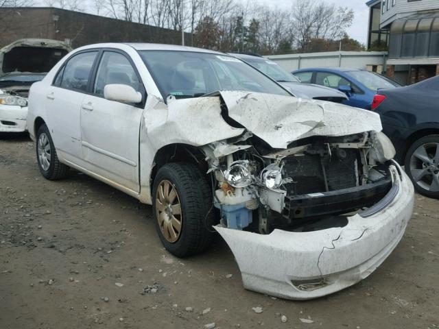 2T1BR32E94C200914 - 2004 TOYOTA COROLLA CE WHITE photo 1