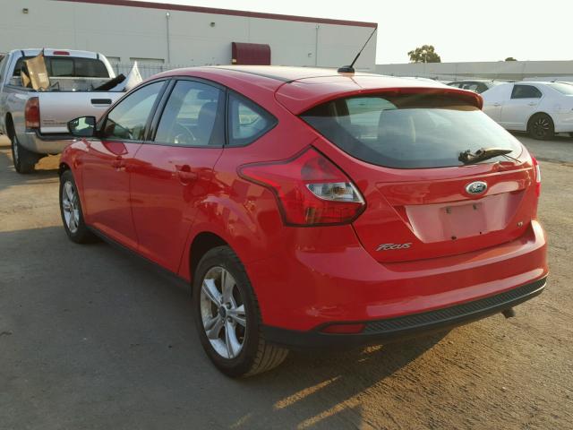 1FADP3K22DL238066 - 2013 FORD FOCUS SE RED photo 3