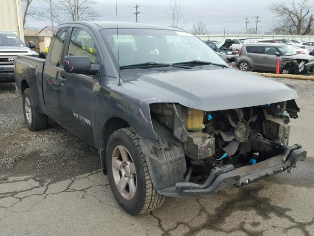 1N6AA06A65N507039 - 2005 NISSAN TITAN XE CHARCOAL photo 1