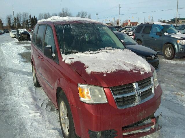 2D8HN44H28R626051 - 2008 DODGE GRAND CARA RED photo 1