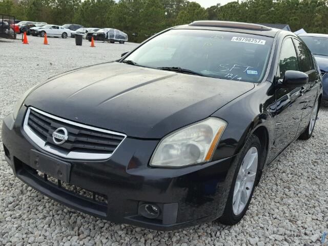 1N4BA41E57C860935 - 2007 NISSAN MAXIMA SE BLACK photo 2