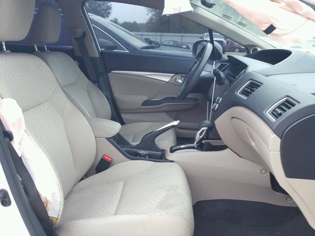 2HGFB2F82FH502057 - 2015 HONDA CIVIC EX თეთრი ფოტო 5