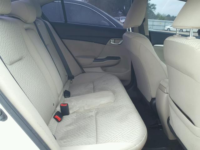 2HGFB2F82FH502057 - 2015 HONDA CIVIC EX თეთრი ფოტო 6