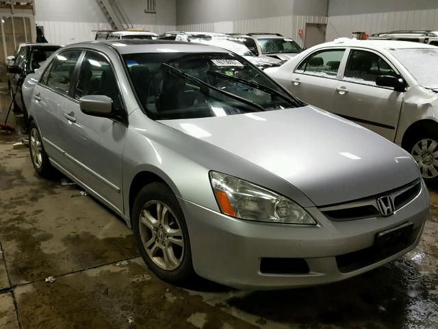 1HGCM56816A177057 - 2006 HONDA ACCORD EX SILVER photo 1