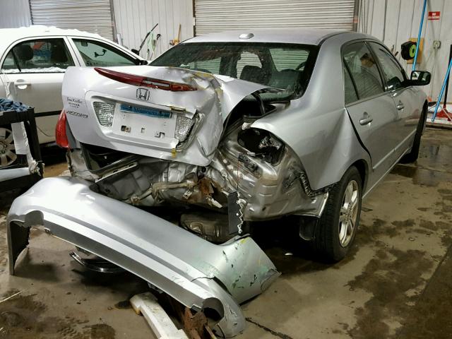 1HGCM56816A177057 - 2006 HONDA ACCORD EX SILVER photo 4