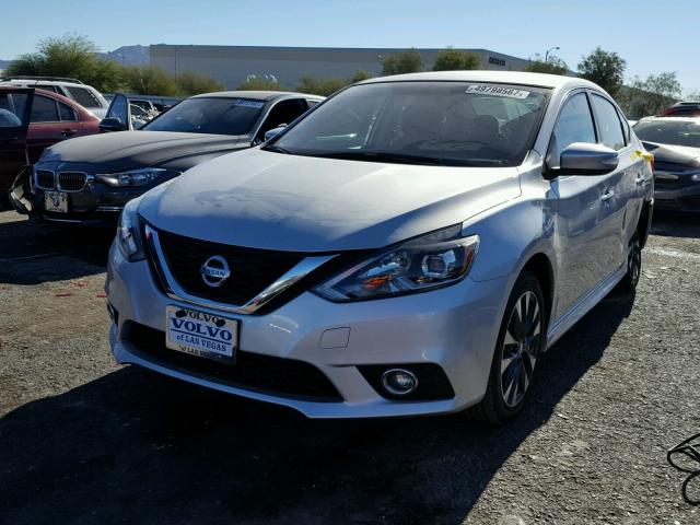 3N1AB7AP5GY279516 - 2016 NISSAN SENTRA S SILVER photo 2