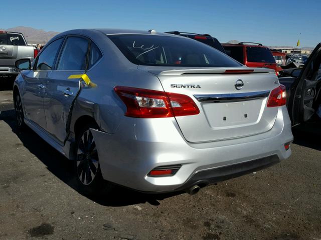 3N1AB7AP5GY279516 - 2016 NISSAN SENTRA S SILVER photo 3