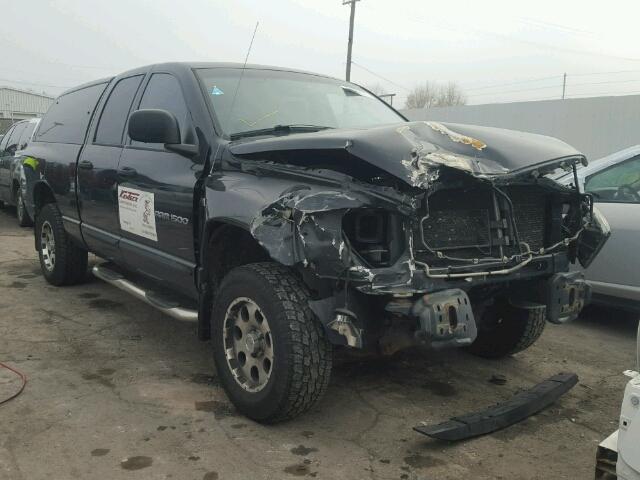 1D7HU18207S133364 - 2007 DODGE RAM 1500 S BLACK photo 1