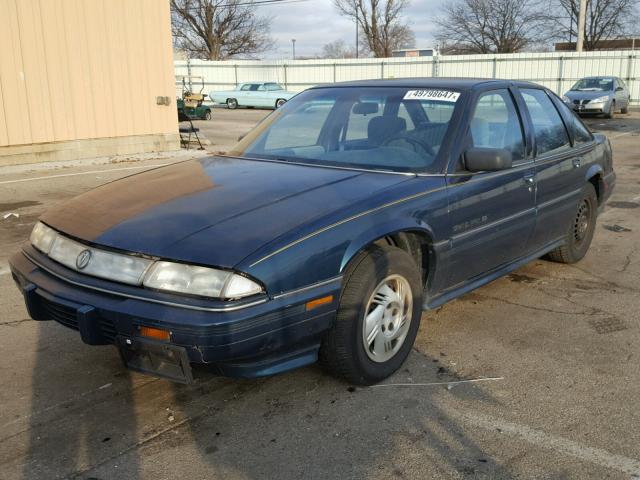 1G2WJ52M0SF221087 - 1995 PONTIAC GRAND PRIX GREEN photo 2