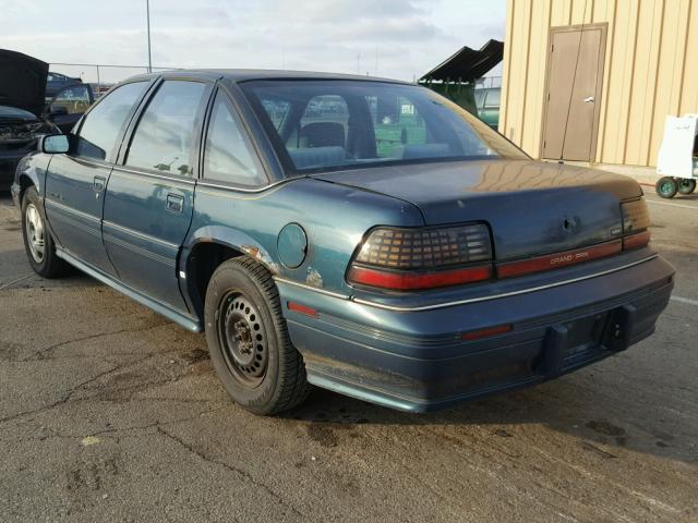 1G2WJ52M0SF221087 - 1995 PONTIAC GRAND PRIX GREEN photo 3