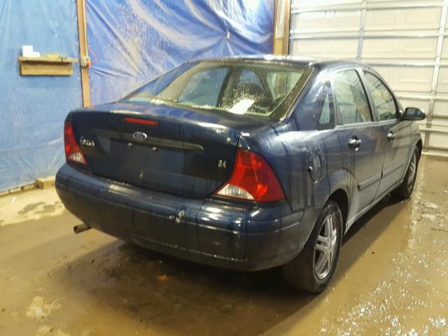 1FAFP34P13W113798 - 2003 FORD FOCUS SE BLUE photo 4