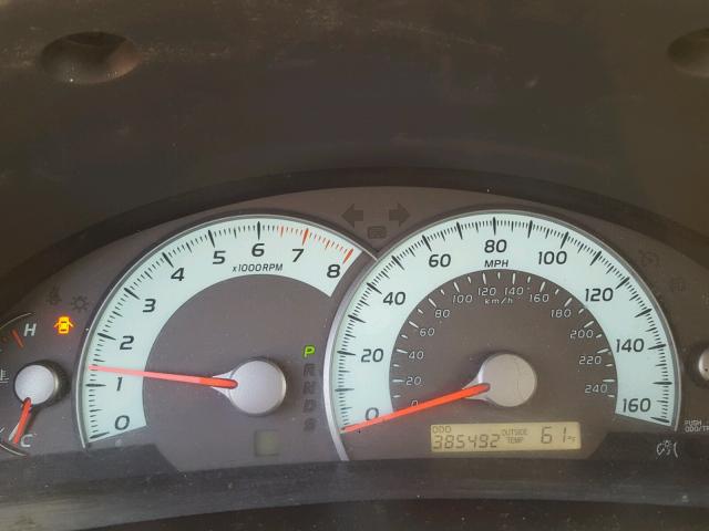 4T1BK46K68U565212 - 2008 TOYOTA CAMRY LE ნაცრისფერი ფოტო 8